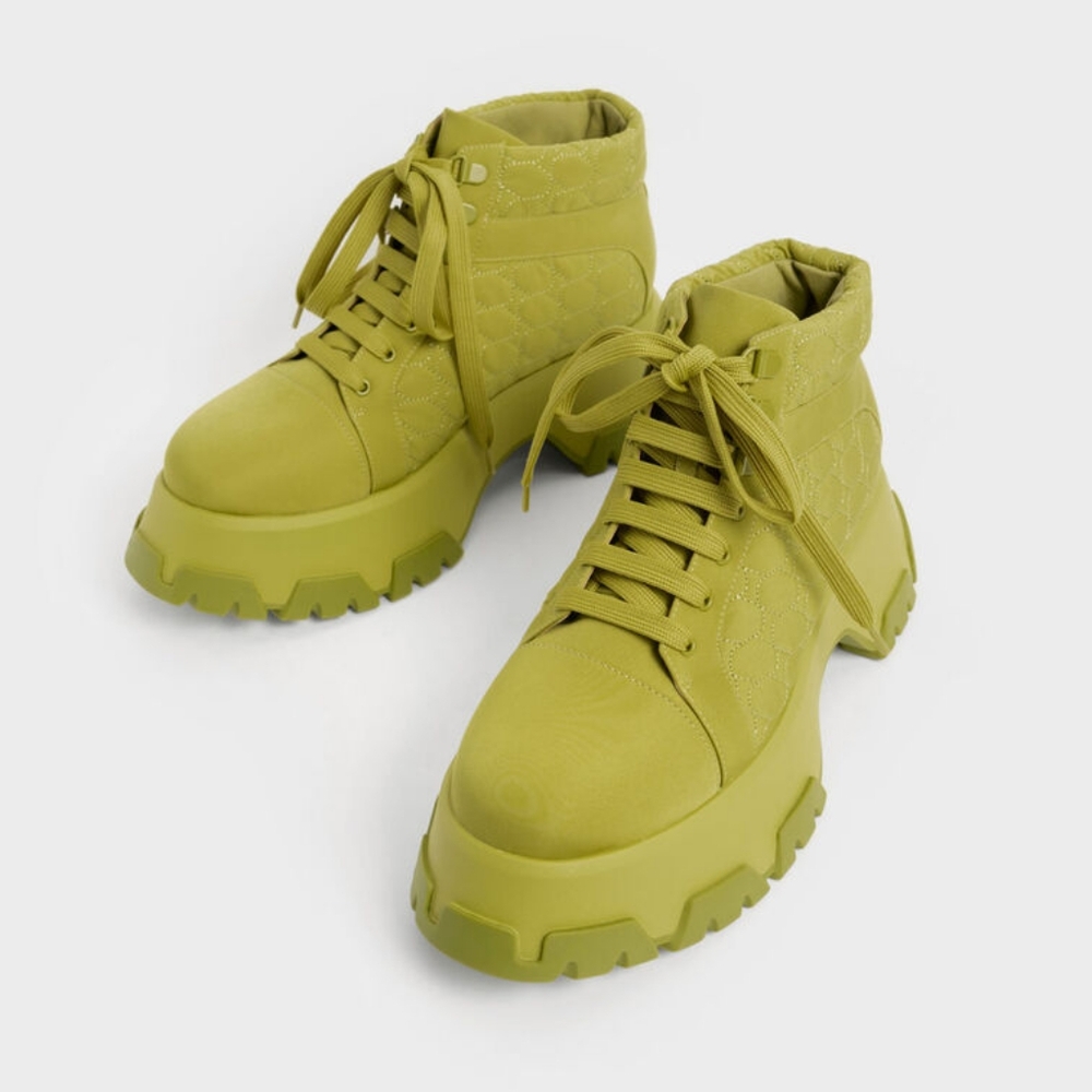 CHARLES & KEITH Recycled High Top Sneakers